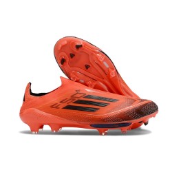 adidas F50 + Laceless FG Skor Röd Svart