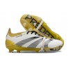 adidas Predator 24 Elite Foldover Tongue FG Vit Guld Silver
