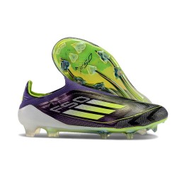 Fotbollsskor adidas F50 Elite Snörlös FG Lila Gul