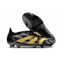 adidas Predator 24 Elite Foldover Tongue FG Svart Guld