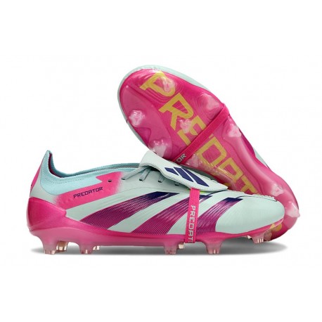 adidas Predator 24 Elite Foldover Tongue FG Blå Rosa