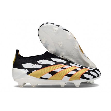 Fotbollsskor adidas Predator Elite LL FG Svart Vit Guld