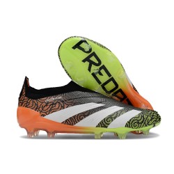Fotbollsskor adidas Predator Elite LL FG Orange Svart Vit Grön
