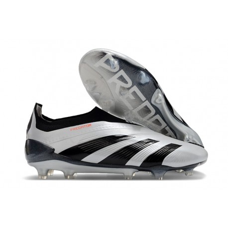 Fotbollsskor adidas Predator Elite LL FG Silver Svart