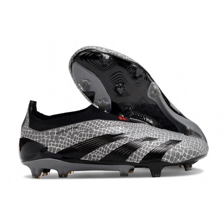 Fotbollsskor adidas Predator Elite LL FG Svart Grå