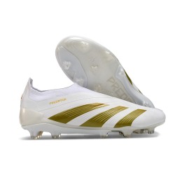 Fotbollsskor adidas Predator Elite LL FG Vit Guld