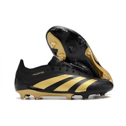 adidas Predator 24 Elite FG Skor Svart Guld 