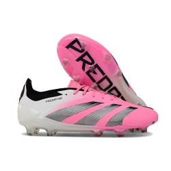adidas Predator 24 Elite FG Skor Rosa Vit Svart