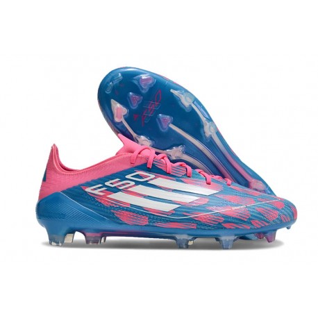 adidas F50 Elite FG Herrar Blå Vit Rosa