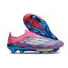 adidas F50 + Laceless FG Skor Blå Vit Rosa