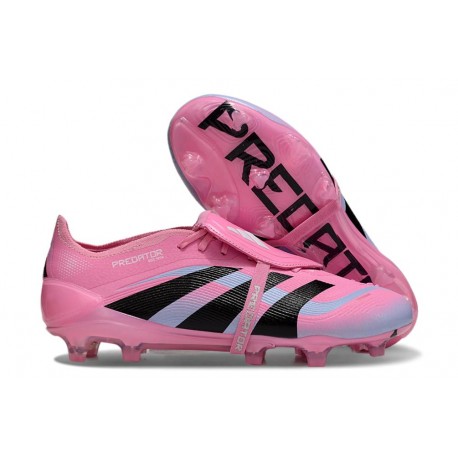 adidas Predator Elite Fold-Over Tongue FG Rosa Svart