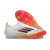 Fotbollsskor adidas F50 Elite Snörlös FG Vit Röd Svart