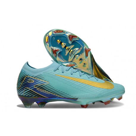 Fotbollsskor Nike Mercurial Vapor XVI Elite FG Blå Guld