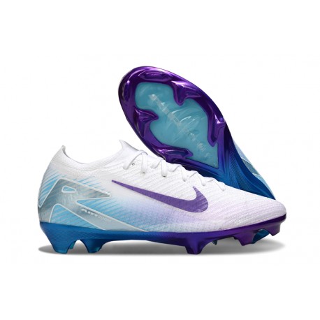 Fotbollsskor Nike Mercurial Vapor XVI Elite FG Vit Blå Lila