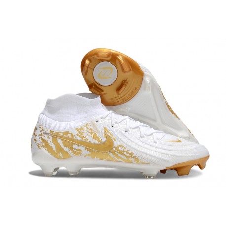 Nike Phantom Luna II Elite FG Skor Vit Guld