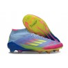 adidas F50 Elite Mid FG Skor Blå Gul Rosa