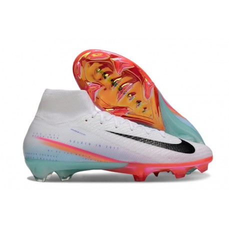 Nike Mercurial Superfly X Elite FG Vit Svart Orange