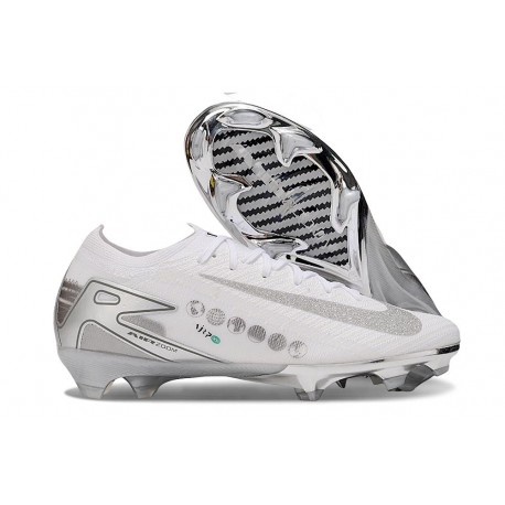 Nike Air Zoom Mercurial Vapor 16 Elite FG Vit Silver