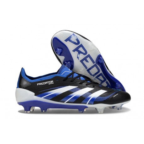 adidas Predator Elite FG Fotbollsskor för Män Svart Blå Vit