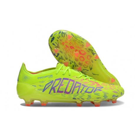 adidas Predator Elite FG Fotbollsskor för Män Grön Rosa