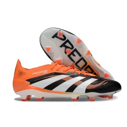 adidas Predator Elite FG Fotbollsskor för Män Svart Vit Orange