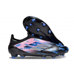 Fotbollsskor adidas F50 Elite Snörlös FG Svart Rosa Blå