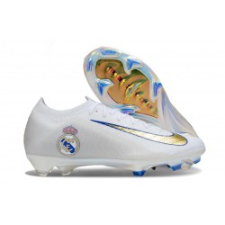 Nike Air Zoom Mercurial Vapor 16 Elite FG Real Madrid Vit Svart