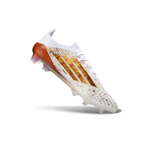 adidas F50 Elite FG Herrar Vit Guld