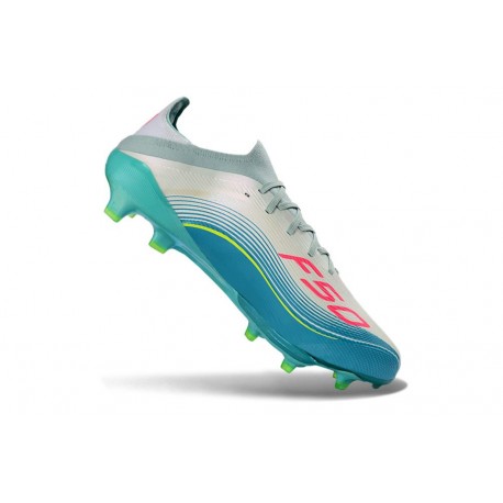 Fotbollsskor adidas F50 + Elite FG Messi Vit Rosa Grön