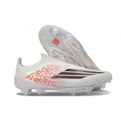 adidas F50 + Laceless FG Skor x Lamie Yamal Vit Röd Svart