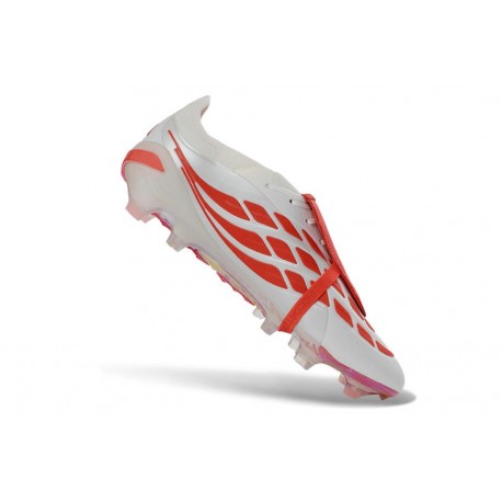 Fotbollsskor adidas Predator Elite FT 26 FG Vit Röd Svart