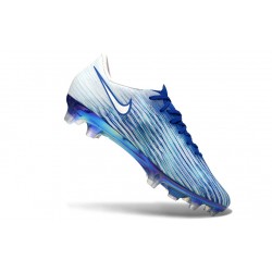Fotbollsskor Nike Air Zoom Mercurial Vapor 17 Elite FG Blå Silver