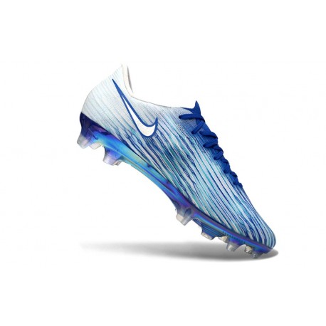 Fotbollsskor Nike Air Zoom Mercurial Vapor 17 Elite FG Blå Silver