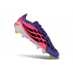 adidas Predator Elite FG Fotbollsskor för Män Lila Rosa Svart