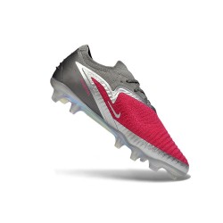 Nike Phantom 6 Elite Low Cut FG Rosa Silver Grå