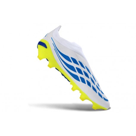 Fotbollsskor adidas Predator 26 LL Elite FG Herr Vit Blå Gul