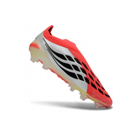 Fotbollsskor adidas Predator 26 LL Elite FG Herr Röd Vit Svart