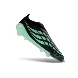 adidas Fotbollsskor Predator Laceless Elite FG Svart Grön