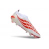 adidas Fotbollsskor Predator Laceless Elite FG Vit Röd Svart