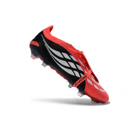 adidas Predator Elite Foldover Tongue FG Röd Svart Vit