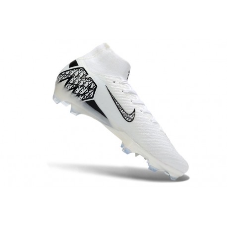 Nike Air Zoom Mercurial Superfly 10 Elite FG Vit Svart