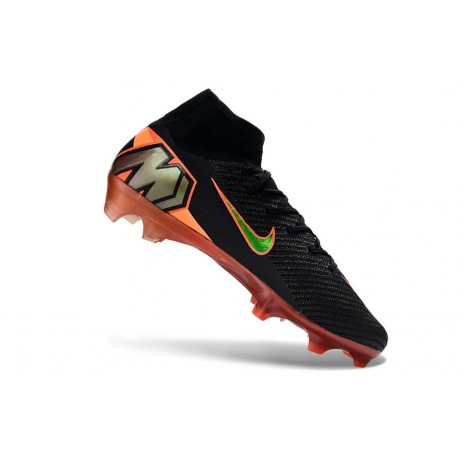 Nike Air Zoom Mercurial Superfly 10 Elite FG Svart Orange