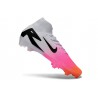 Nike Air Zoom Mercurial Superfly 10 Elite FG Rosa Svart Vit