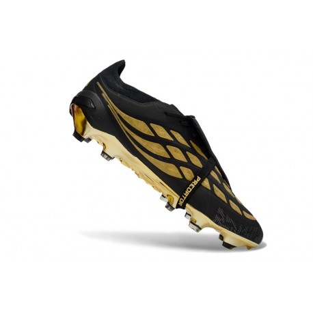 adidas Predator Elite Foldover Tongue FG Svart Guld