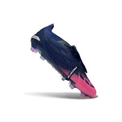 adidas Predator Elite Foldover Tongue FG Rosa Blå Silver