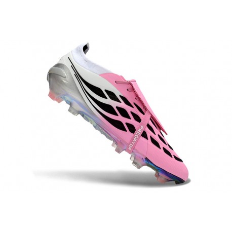 adidas Predator Elite Foldover Tongue FG Rosa Vit Svart