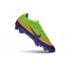 Skor Nike Zoom Mercurial Vapor 17 Elite FG Grön Gul Lila