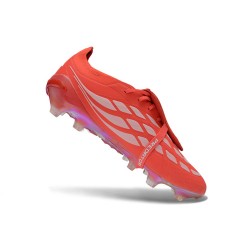 adidas Predator Elite Foldover Tongue FG Röd Vit