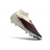 Fotbollsskor Nike Phantom 6 Elite High FG Vinröd Blekt beige