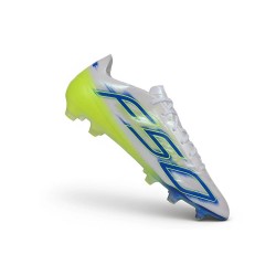 Fotbollsskorna adidas F50 Hyperfast EVO FG Vit Blå Gul